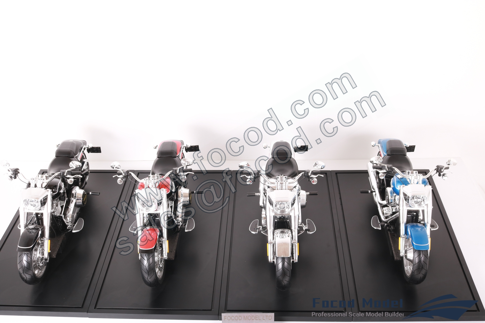 custom made model of Harley-Davidson Fat Boy Gray Ghost 2025 motorcycle